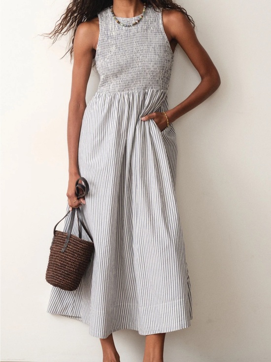 Marine Layer Dresses & Skirts - Marine Layer Darcy Poplin Maxi Dress